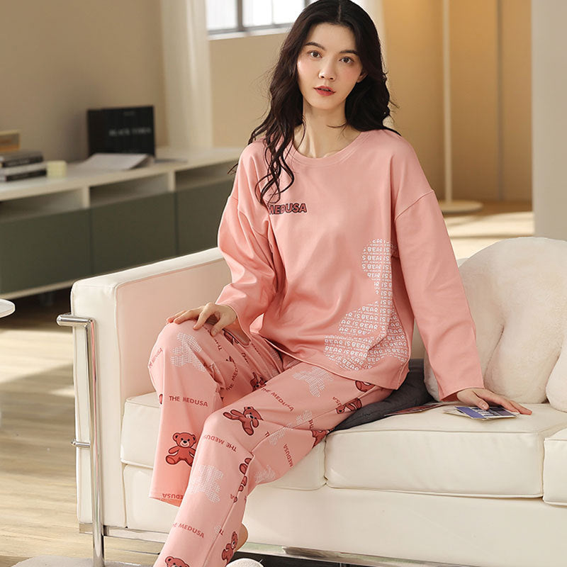 Summer Women's All-cotton Homewear Suit - vêtement - anassiri.com anassiri.com