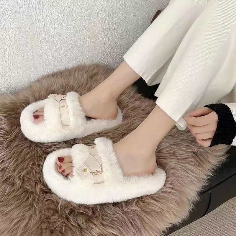 Fluffy Slippers Women's - - anassiri.com anassiri.com