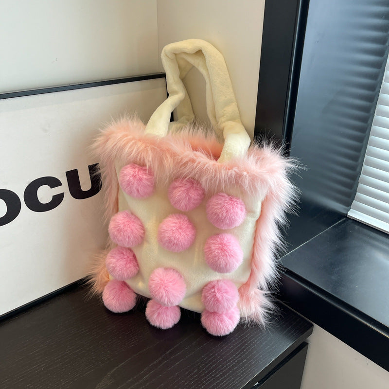 Cute Fashion Plush Bag Women - - anassiri.com anassiri.com