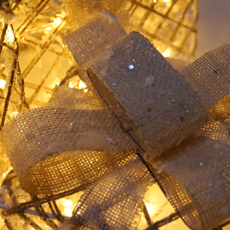 Christmas Lighting Gift Boxes With Bows Indoor Decorations Snow Gift Box Glowing Gift Box Home Garden Christmas anassiri.com