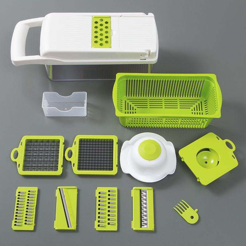 Multifunctional Vegetable Cutter Home Kitchen Slicing And Dicing Fruit Artifact - - anassiri.com anassiri.com