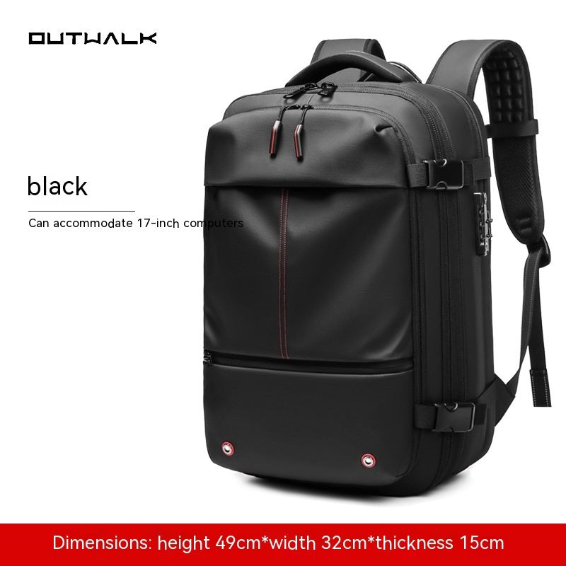 Travel Backpack Men's Business Multifunction Computer Bag Vacuum Compression Large-capacity Backpack anassiri.com