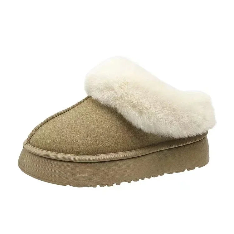Sheepskin Fur Slippers - - anassiri.com anassiri.com
