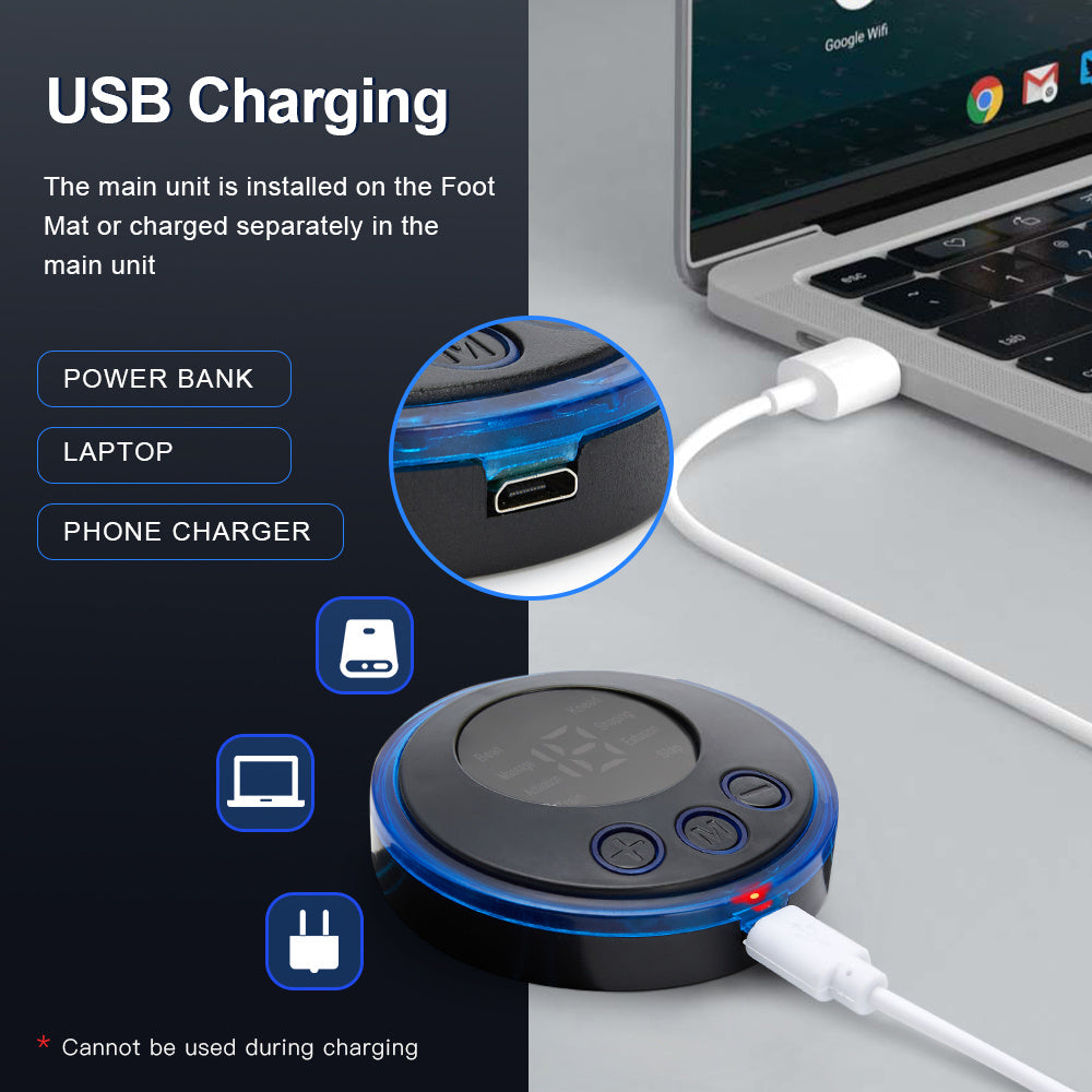 Rechargeable Portable Foot Intelligent Massage Pad anassiri.com