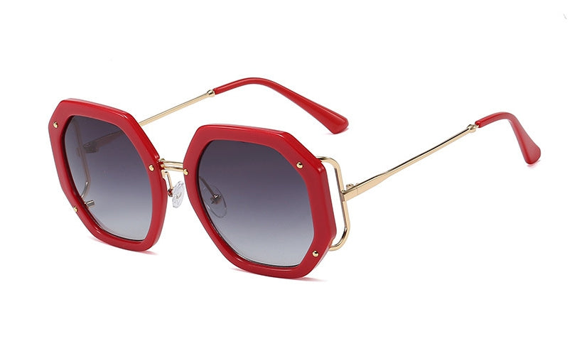 Fashion polygon sunglasses women - - anassiri.com anassiri.com