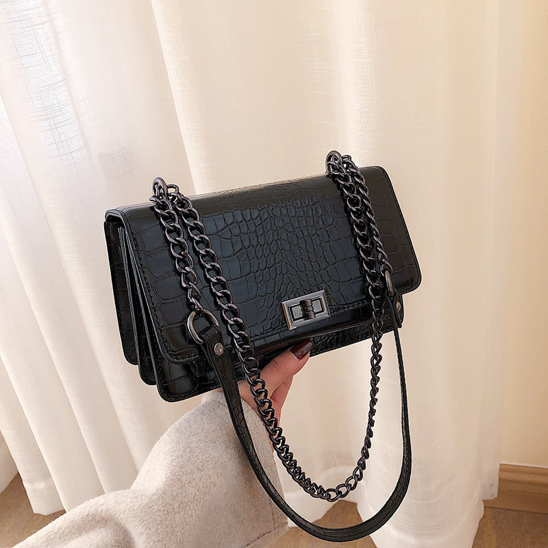 European and America Pattern Chain Small Square Bag - WOMEN BAGS - anassiri.com anassiri.com