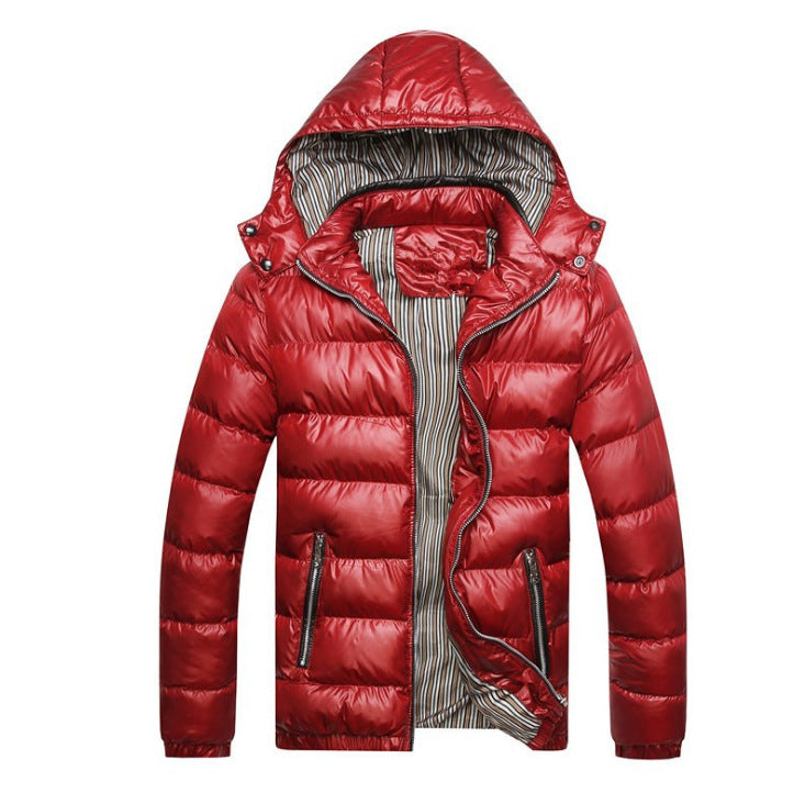 Men's fashion hooded plus size casual padded jacket - Montant hommes - anassiri.com anassiri.com
