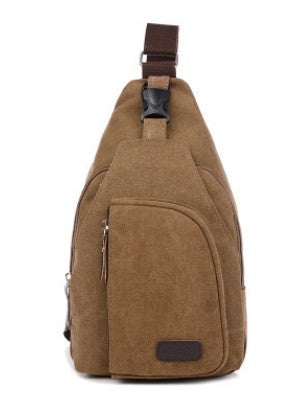 Men's chest, foreign trade, New Sports Leisure Canvas slanting bag, - Crossbody Bags Men Multifunction - anassiri.com anassiri.com