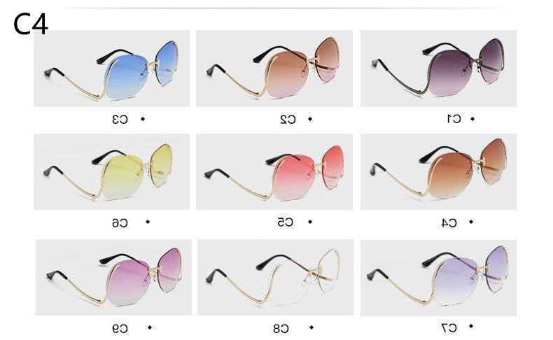 Ladies Round Sunglasse Glasses Women - - anassiri.com anassiri.com