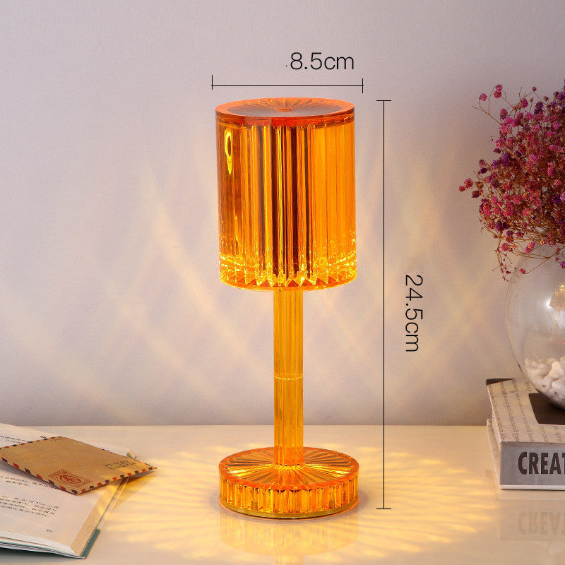 New Crystal Table Lamp Hotel Decoration Diamond Romantic Warm Led For Home Decor Romantic Gift Night Light - Decoration - anassiri.com anassiri.com