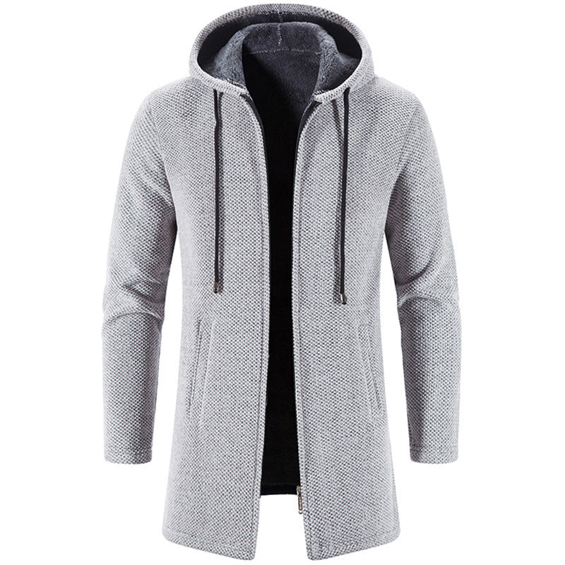 Plus Fleece Trend And Handsome All-match Cardigan For Men - Montant hommes - anassiri.com anassiri.com