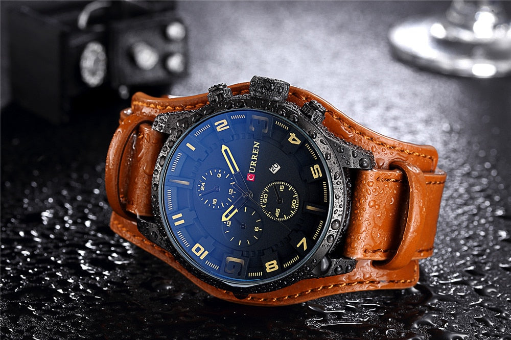 Luxury Brand CURREN Mens Watches Military Sports - - anassiri.com anassiri.com
