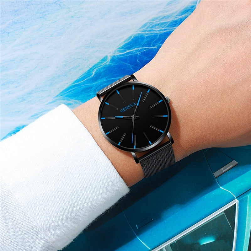 Men's Fashion Ultra Thin Watches Simple anassiri.com