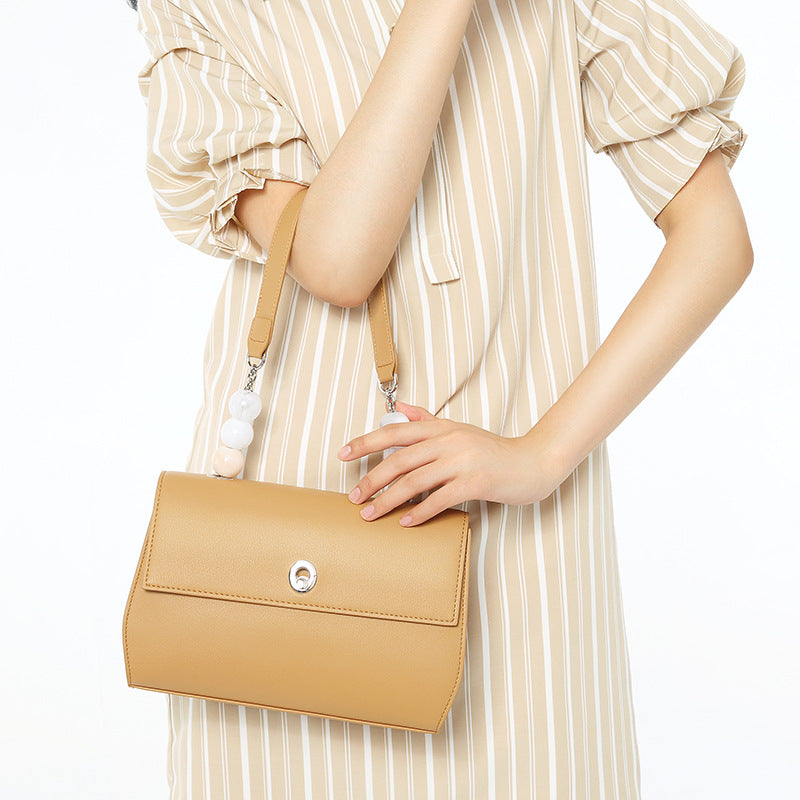 Leather Commuter Versatile One Shoulder Handheld Underarm Bag - WOMEN BAGS - anassiri.com anassiri.com