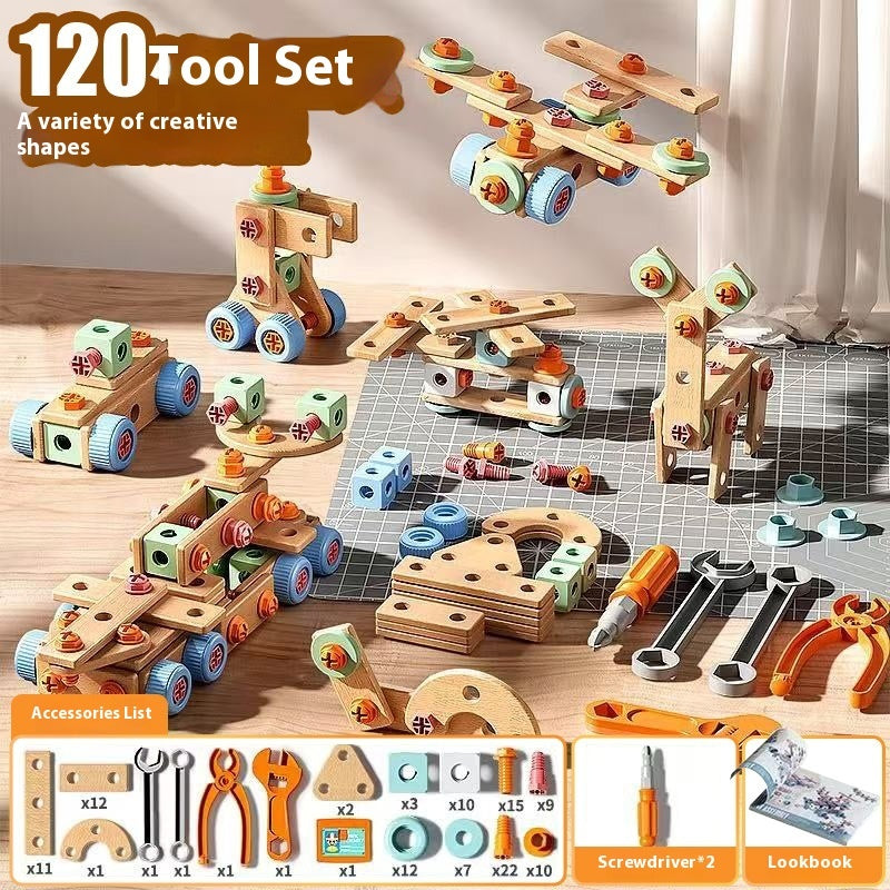 Children's Screw Toy Assembly And Disassembly Educational Concentration Boy anassiri.com