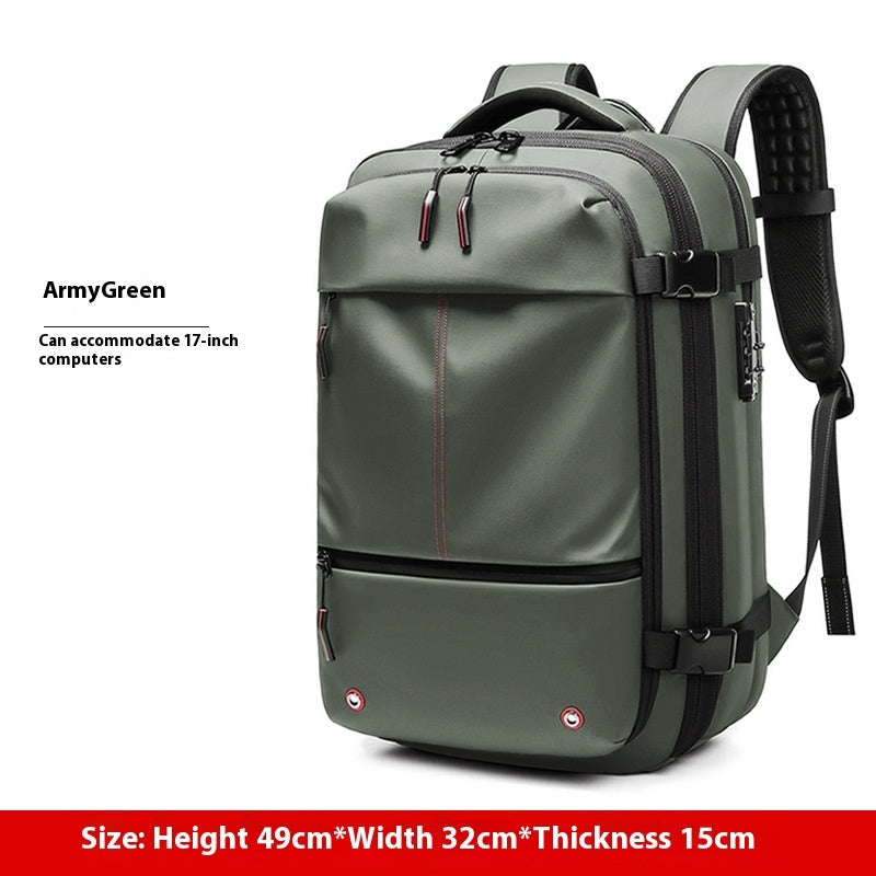 Travel Backpack Men's Business Multifunction Computer Bag Vacuum Compression Large-capacity Backpack anassiri.com