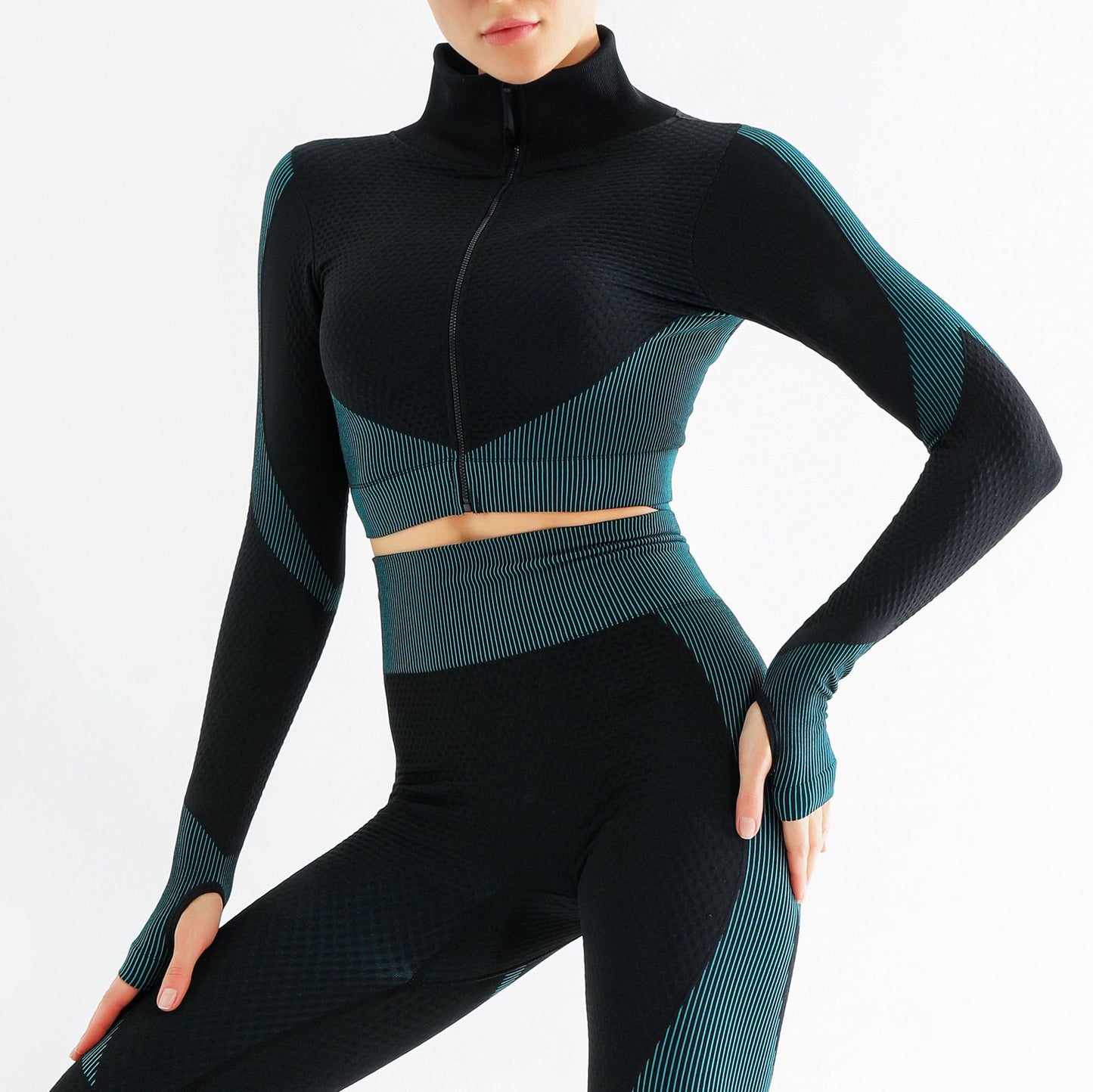 Yoga sets female sport gym suit anassiri.com