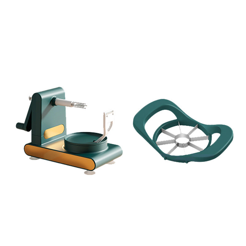 Professional and concise title: Hand-Cranked Multifunctional Peeler & Slicer for Kitchen anassiri.com