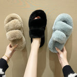 Fuzzy Slippers Women