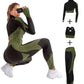 Yoga sets female sport gym suit