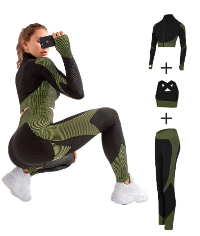 Yoga sets female sport gym suit anassiri.com