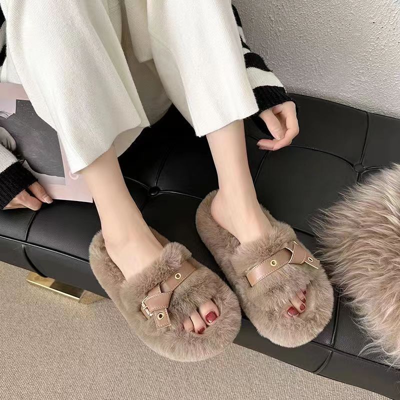 Fluffy Slippers Women's -   - anassiri.com anassiri.com