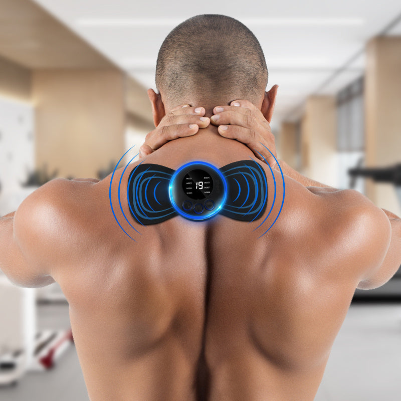 Mini Massage Patch Cervical Massager Shoulder And Neck Massager EMS Portable Pulse Smart Massage Patch 8 Modes 19 Gears anassiri.com