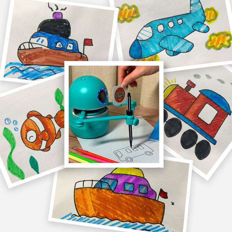 Painting Robot Kindergarten Children Students anassiri.com