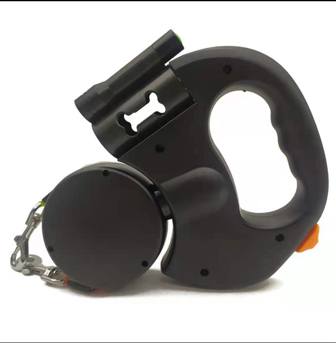 Dual Retractable Dog Leash with LED Light – 360° Tangle-Free & Reflective anassiri.com