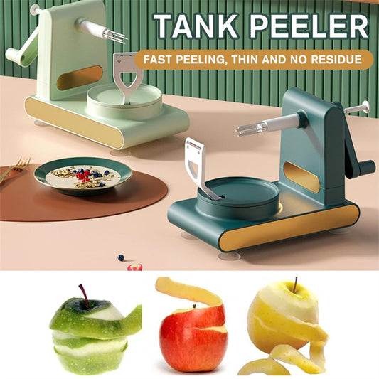 Professional and concise title: Hand-Cranked Multifunctional Peeler & Slicer for Kitchen anassiri.com