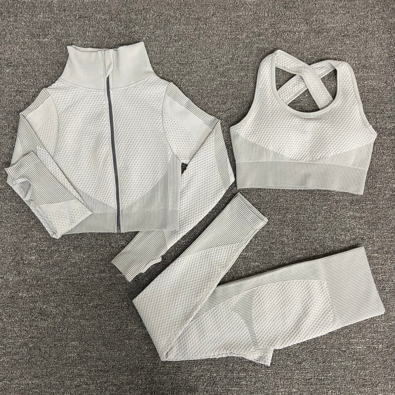 Yoga sets female sport gym suit anassiri.com