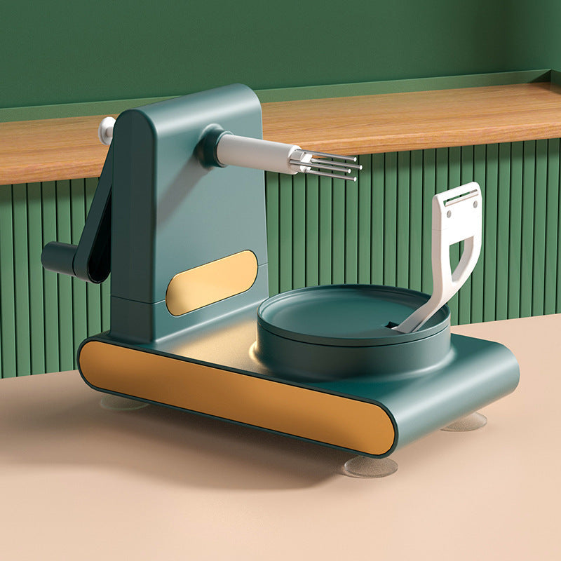 Professional and concise title: Hand-Cranked Multifunctional Peeler & Slicer for Kitchen anassiri.com