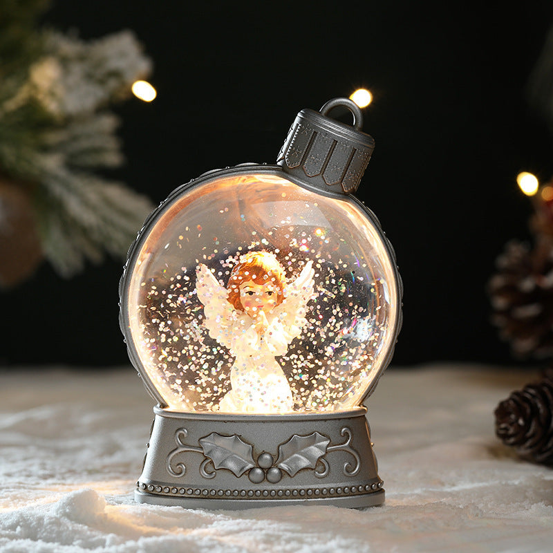 Christmas Holiday Decorations Luminous Simulation Flat Light LED Decoration Scene Layout Flame Light Home Decor anassiri.com