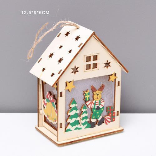 Luminous Christmas Decorations Christmas Wood With Lights anassiri.com