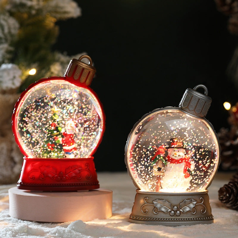 Christmas Holiday Decorations Luminous Simulation Flat Light LED Decoration Scene Layout Flame Light Home Decor anassiri.com