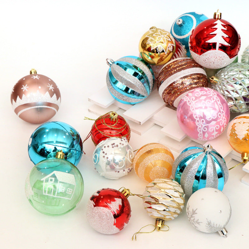 Christmas ball, bright ball, 6cm24, Christmas decorations, Christmas tree, Christmas tree decoration anassiri.com
