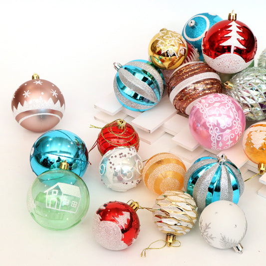 Christmas ball, bright ball, 6cm24, Christmas decorations, Christmas tree, Christmas tree decoration anassiri.com