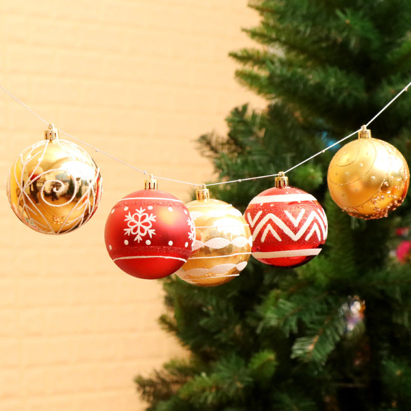 Christmas ball, bright ball, 6cm24, Christmas decorations, Christmas tree, Christmas tree decoration anassiri.com