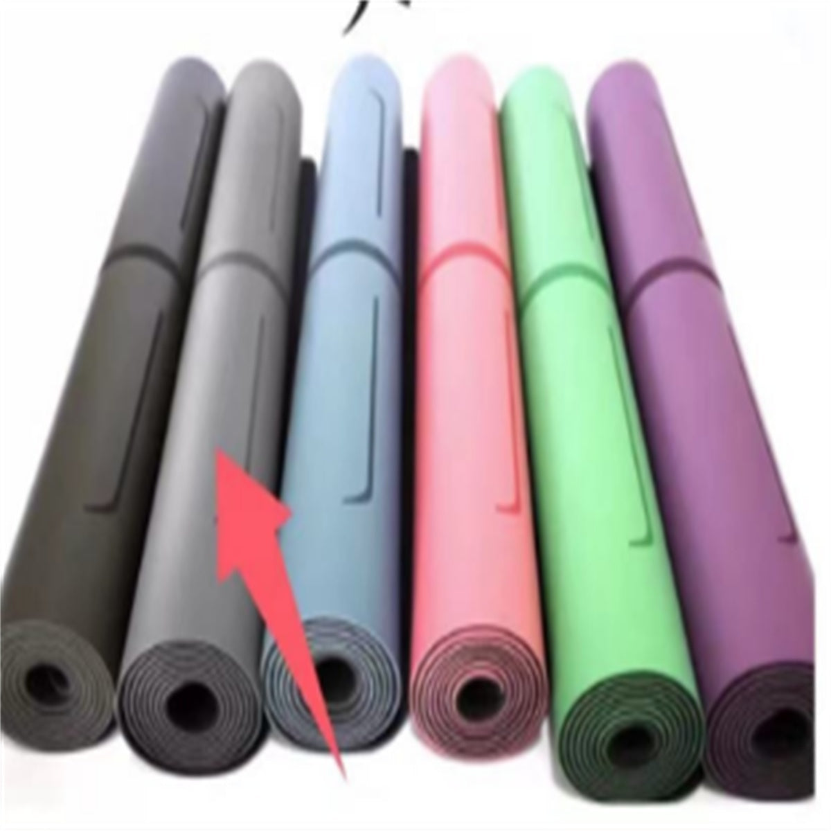 Natural Rubber Non-slip Professional 5mm Thickness Yoga Mat anassiri.com