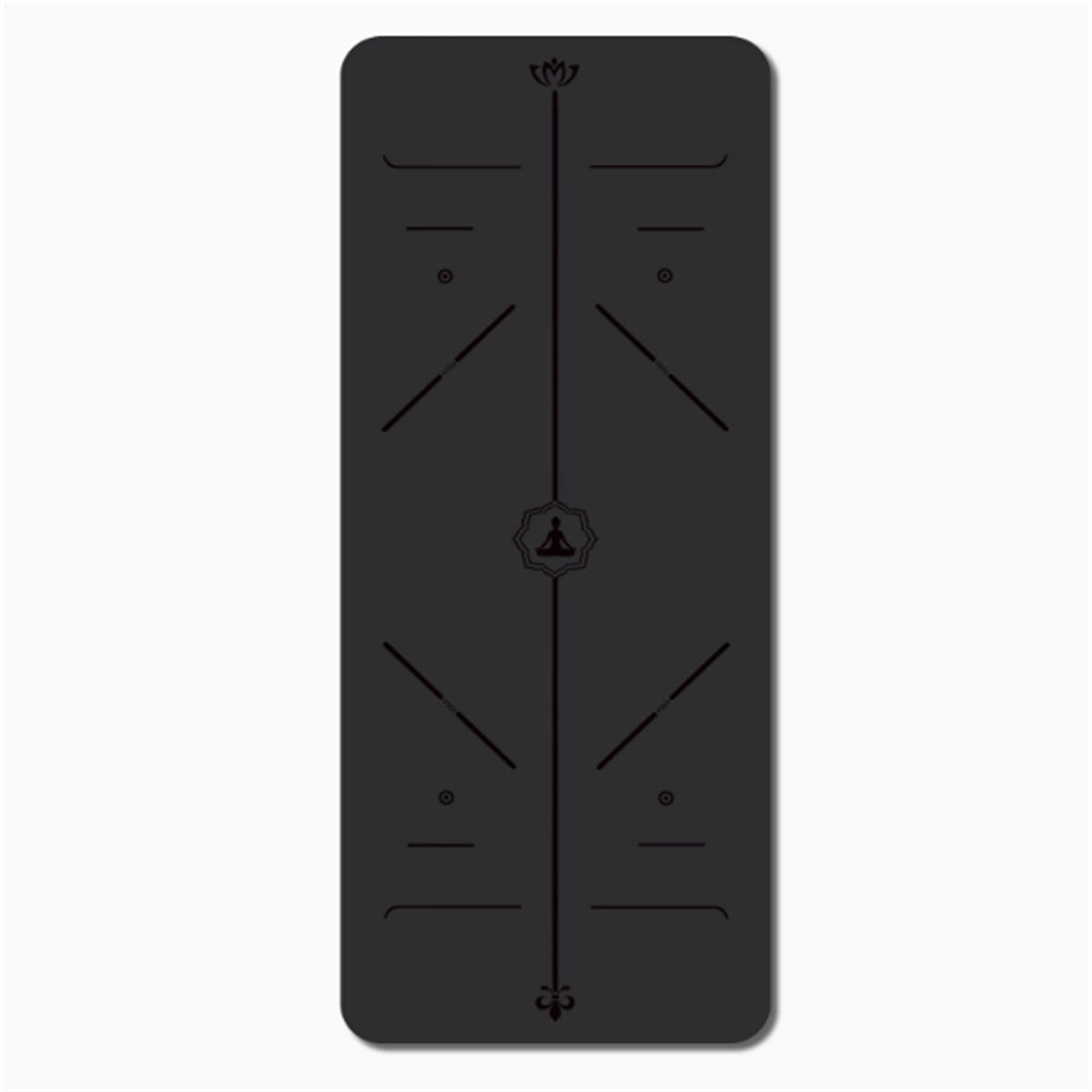 Natural Rubber Non-slip Professional 5mm Thickness Yoga Mat anassiri.com