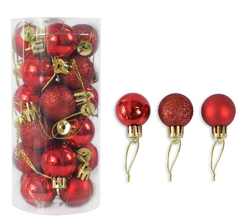 Christmas Decoration Shiny Matte Christmas Ball anassiri.com