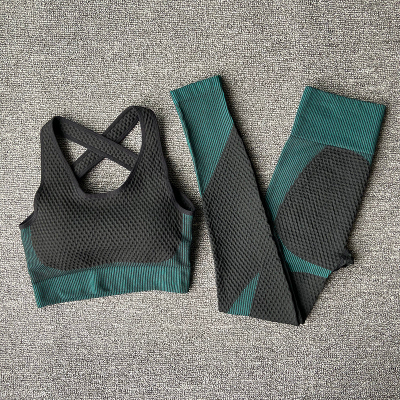 Yoga sets female sport gym suit anassiri.com
