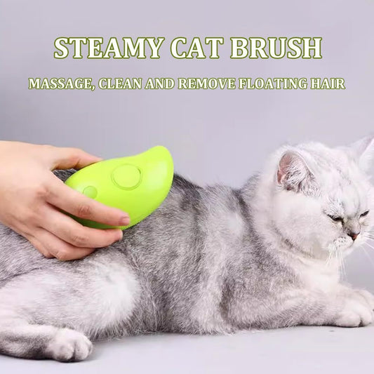 3 In 1 Cat Steam Brush -   - anassiri.com anassiri.com