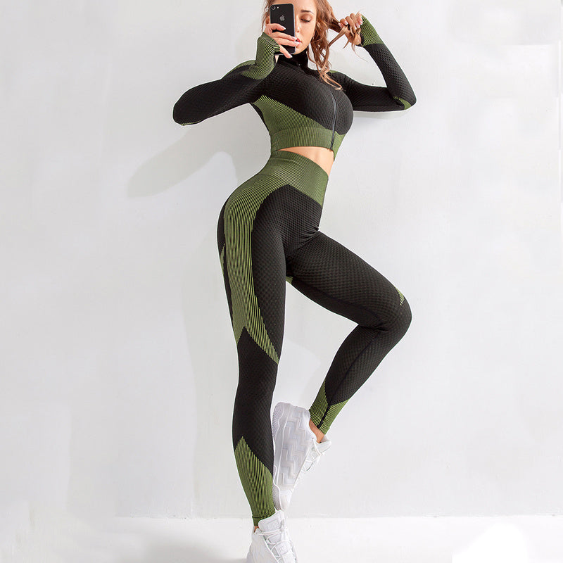 Yoga sets female sport gym suit anassiri.com