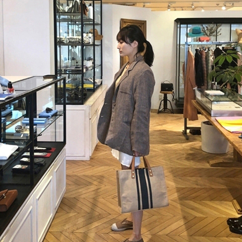 Shoulder canvas bag -   - anassiri.com