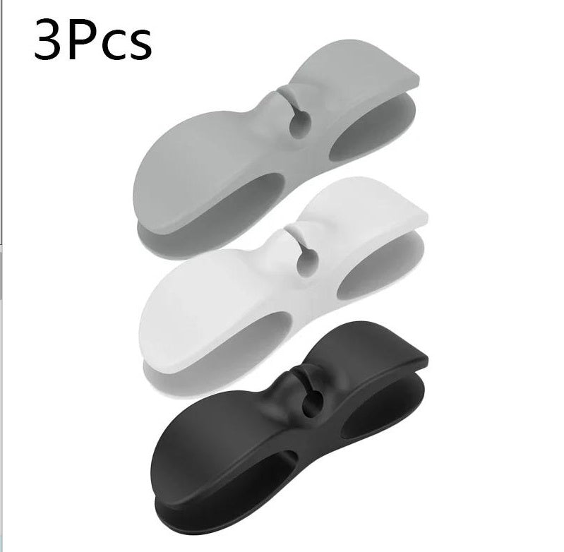 Adhesive Cable Organizer Clip – Durable Cord Winder for Home & Kitchen anassiri.com