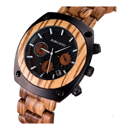 Wood Watch Men Stopwatches Handmade Relogio Masculino -   - anassiri.com anassiri.com