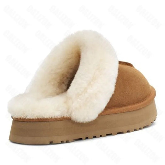 Winter Fur Slippers -  slippers - anassiri.com anassiri.com