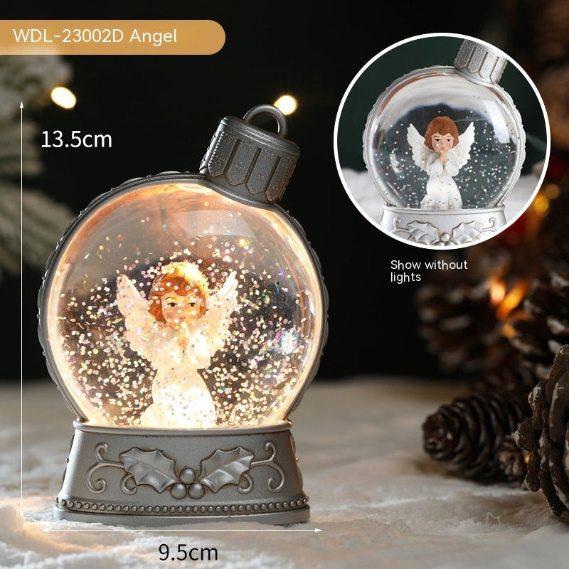 Christmas Holiday Decorations Luminous Simulation Flat Light LED Decoration Scene Layout Flame Light Home Decor anassiri.com