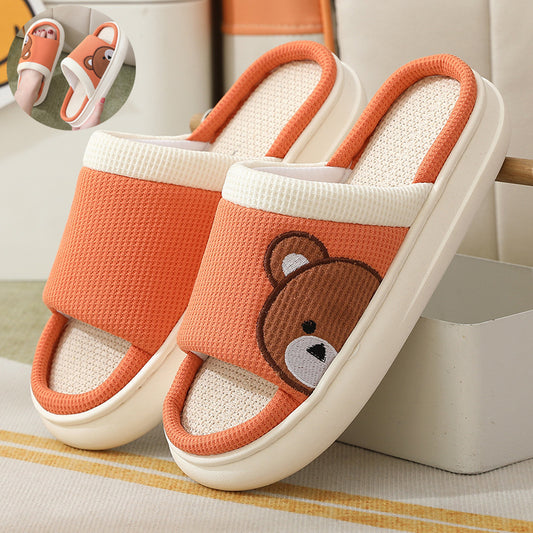 Cartoon Bear Slippers -   - anassiri.com anassiri.com